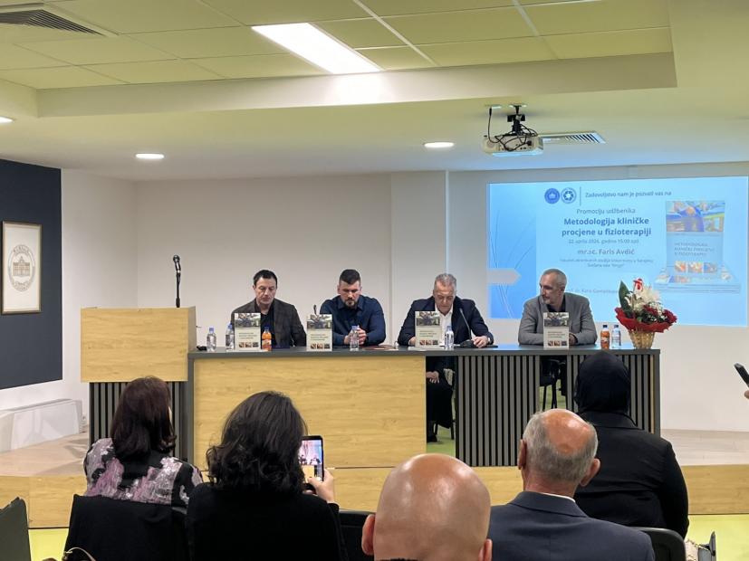 Održana promocija udžbenika „Metodologija kliničke procjene u fizioterapiji“ autora mr. sc. Farisa Avdića
