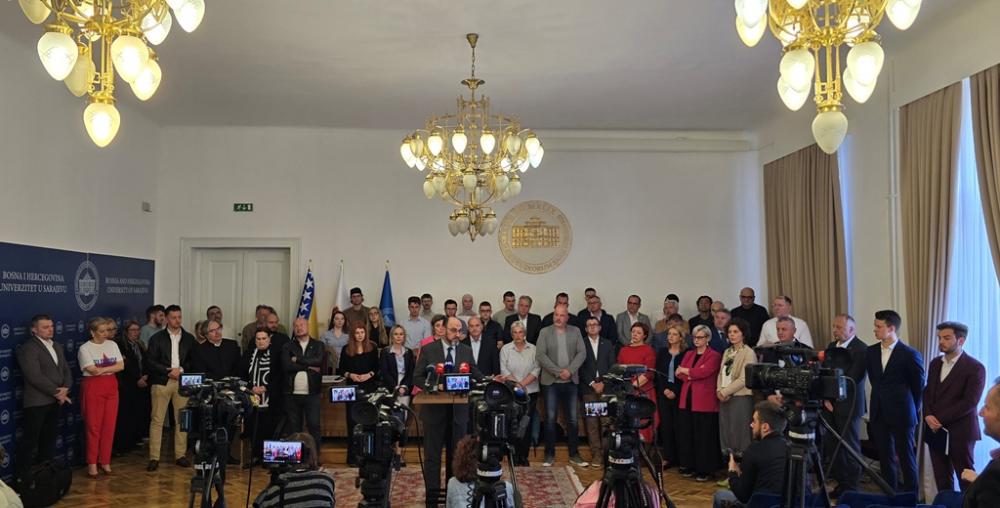 Senat UNSA | Poziv na mirno okupljanje akademske zajednice Univerziteta u Sarajevu