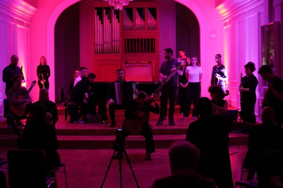Na Muzičkoj akademiji UNSA održan koncert Impro ansambla MAS