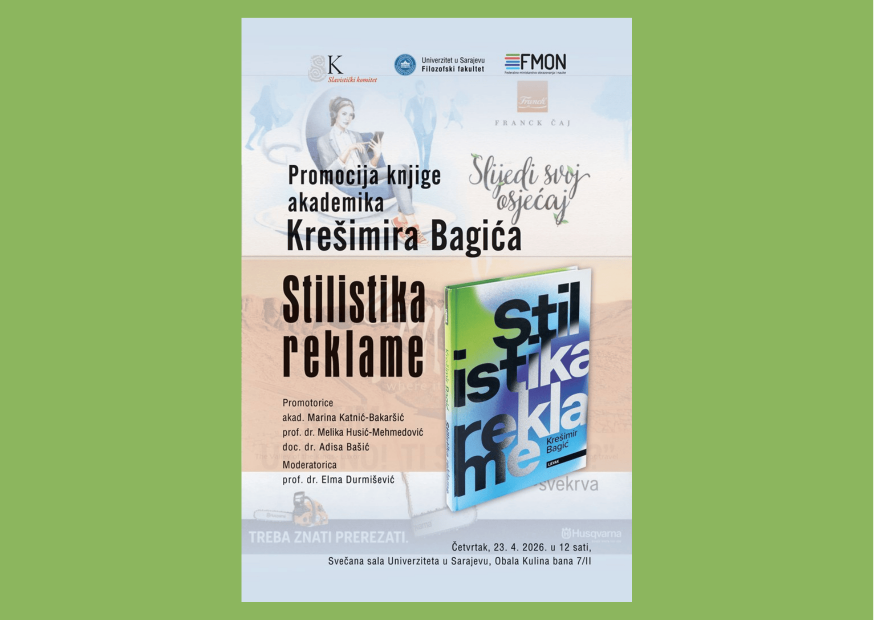 Promocija knjige “Stilistika reklame” akademika Krešimira Bagića