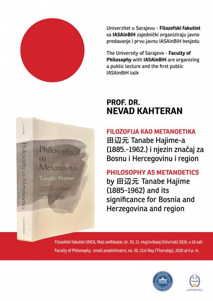 Filozofija kao metanoetika | Prof. dr. Nevad Kahteran