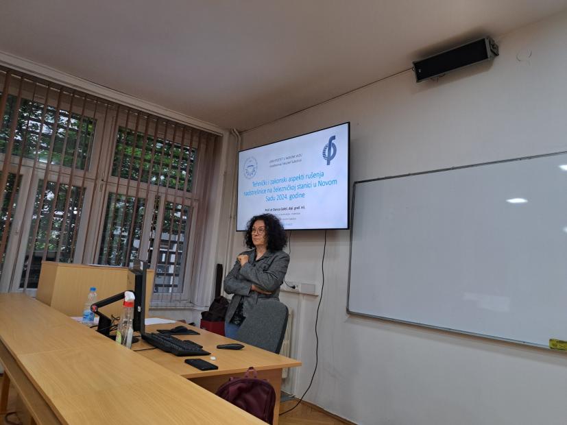 Gostujuće predavanje prof. dr. sc. Danice Goleš na Građevinskom fakultetu Univerziteta u Sarajevu