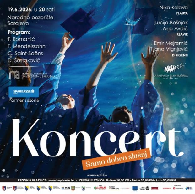 POZIVNICA | Solistice Muzičke akademije UNSA & Sarajevska filharmonija