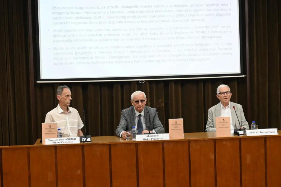 U ANUBiH promoviran Zbornik radova o trideset godina Dejtonskog mirovnog sporazuma