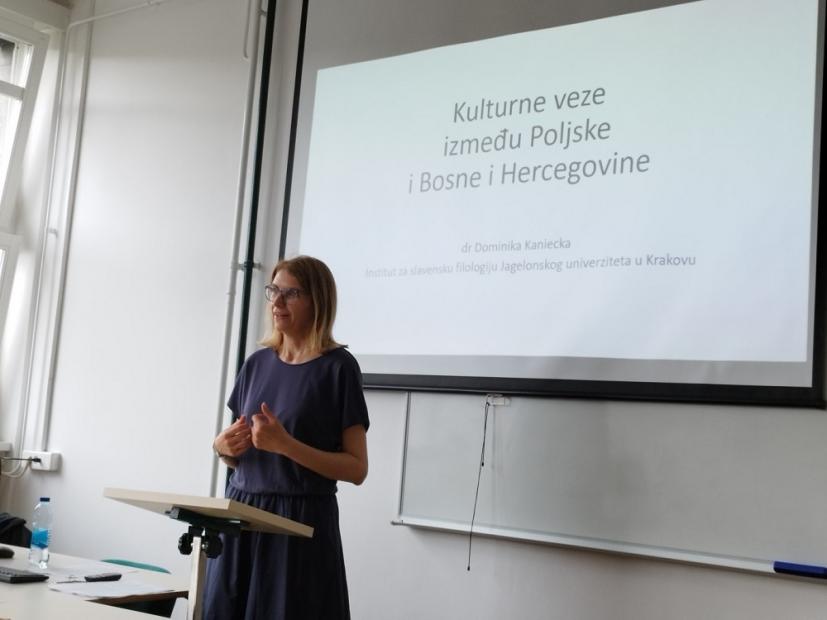 Filozofski fakultet UNSA | Održana gostujuća predavanja prof. dr. Dominike Kaniecke