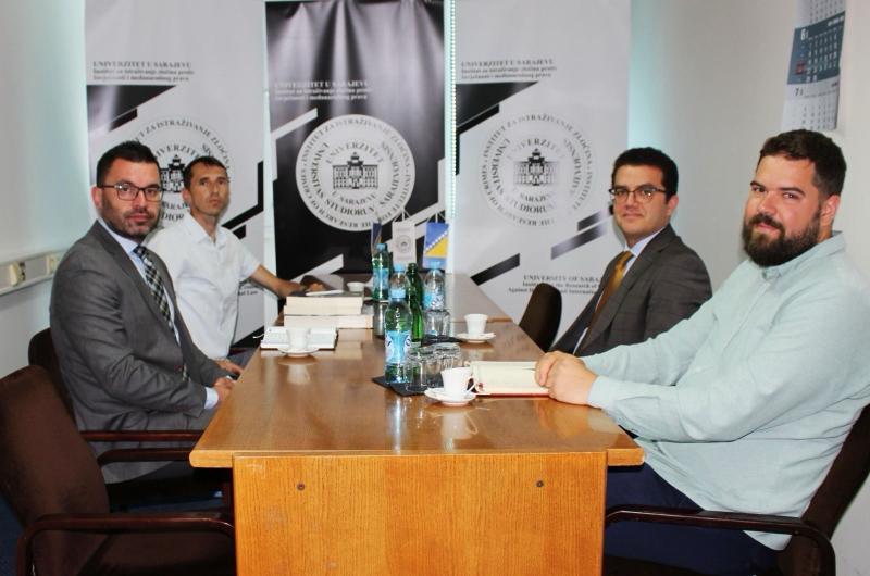 Koordinator Turske agencije za saradnju i koordinaciju (TIKA) u BiH posjetio Institut za istraživanje zločina protiv čovječnosti i međunarodnog prava UNSA