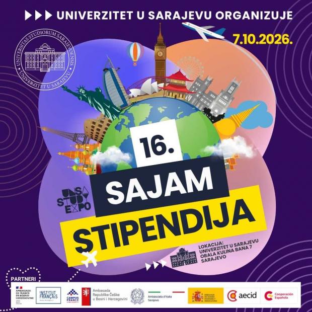 16. UNSA STUDY EXPO – SAJAM STIPENDIJA