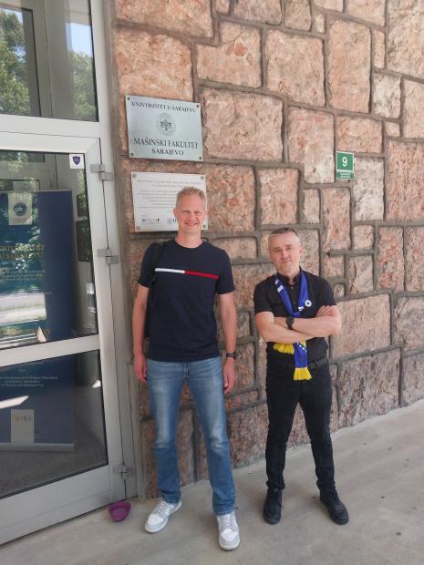 Profesor Jaan-Willem Simon sa Univerziteta Bergische u Wuppertalu u posjeti Mašinskom fakultetu Univerziteta u Sarajevu