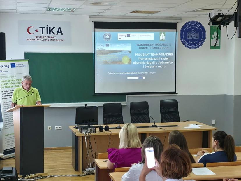 Održan nacionalni događaj projekta TEAMFORADRIS na Poljoprivredno-prehrambenom fakultetu Univerziteta u Sarajevu