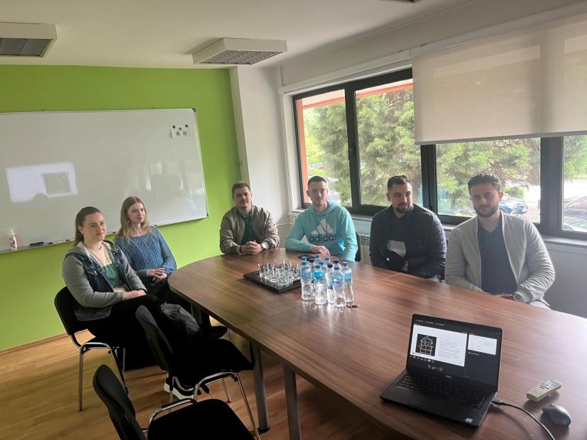 Mašinski fakultet UNSA | Studenti III godine smjera Procesno i okolinsko inženjerstvo na praksi u firmi CETEOR