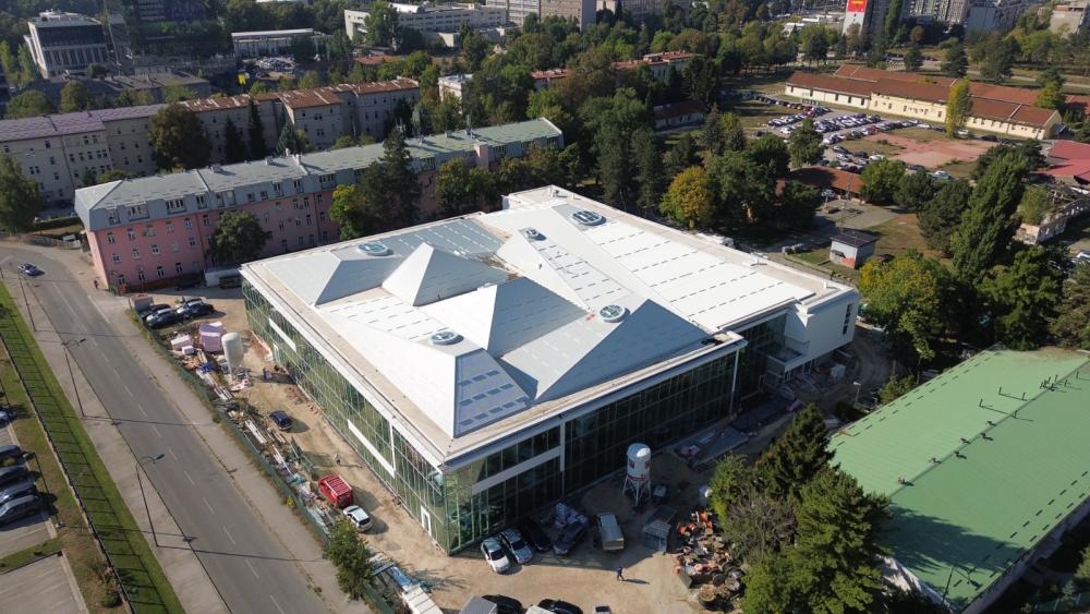 Delegacija Vlade KS i Univerziteta u Sarajevu obišla gradilište Biblioteke UNSA: U toku intenzivni završni radovi