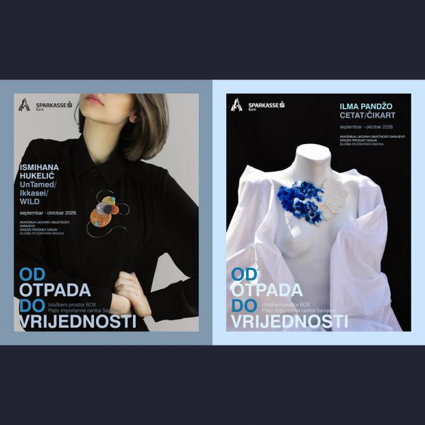 Otvorena peta u nizu izložba „Od otpada do vrijednosti“ – Ismihana Hukelić i Ilma Pandžo