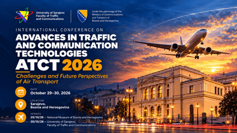 Međunarodna konferencija ATCT 2026: Izazovi i perspektive budućnosti zračnog saobraćaja