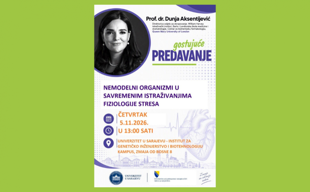 Predavanje "Nemodelni organizmi u savremenim istraživanjima fiziologije stresa"