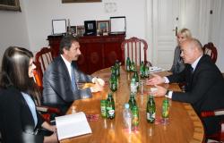 Meeting between UNSA Rector and Palestinian Ambassador 