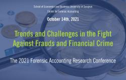 Prva konferencija iz oblasti forenzičnog računovodstva: "Trendovi i izazovi u borbi protiv prevara i privrednog kriminala"
