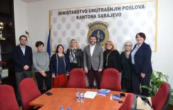 Posjeta predstavnika Fakulteta za upravu UNSA Ministarstvu unutrašnjih poslova Kantona Sarajevo