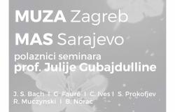 Koncert polaznika seminara kamerne muzike profesorice Julije Gubajdulline
