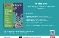 Promocija prvog broja intelektualnog regionalnog časopisa za novo promišljanje demokratije "Res Publica"