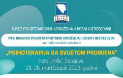 Prvi kongres psihoterapeuta u Bosni i Hercegovini sa međunarodnim učešćem