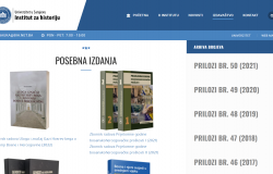 Institut za historiju UNSA digitalizirao vlastita izdanja