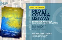 Serijal promocija knjiga „FPN ZavnoBook“ | Promocija knjige "Pro et contra ustava: komparacija američkih i bosanskohercegovačkih politika" prof. dr. Nermine Mujagić