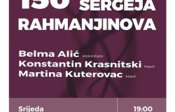 Koncert povodom 150 godina od rođenja Sergeja Rahmanjinova