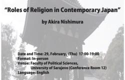 Javno predavanje “Roles of Religion in Contemporary Japan”