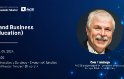 Poziv na predavanje "AI and Business (Education)" | Ron Tuninga, AACSB potpredsjednik i generalni direktor za Evropu, Bliski istok i Afriku