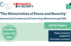 The Call for Papers for the EUPeace Research Impact Conference 2024, co-organized by the Research Hub “Security and Conflict Transformation”