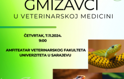 Naučno-stručni skup „Gmizavci u veterinarskoj medicini“ i svečana promocija povodom dodjele nagrade Fondacije „Prof. dr. Ibrahim Arnautović“