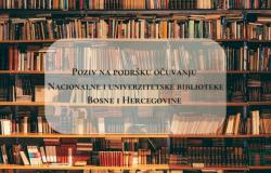 Poziv na podršku očuvanju Nacionalne i univerzitetske biblioteke BiH | Univerzitet u Sarajevu i Studentski parlament Univerziteta u Sarajevu