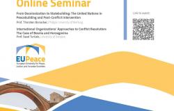 Online seminar on the role of International Organisations in Peacebuilding and Postconflict Reconstruction