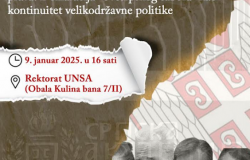 Institut za istraživanje zločina protiv čovječnosti i međunarodnog prava UNSA organizira naučni skup “Instrumentalizacija i politizacija nacionalnih prava: Deklaracija 'Svesrpskog sabora' kao kontinuitet velikodržavne politike” 