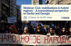 Webinar: Mobilizacija građana u hibridnim režimima – Kako građanski aktivizam preoblikuje politiku u Srbiji i Gruziji?