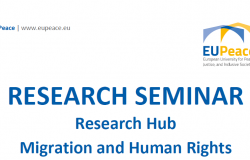 RESEARCH SEMINAR | Research Hub Migration and Human Rights