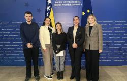 Studenti Fakulteta za kriminalistiku, kriminologiju i sigurnosne studije UNSA na obilježavanju Međunarodnog dana žena u Parlamentarnoj skupštini BiH