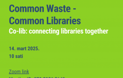 Online predavanje: Common Waste – Common Libraries | Biblioteke u virtualnom dijalogu – BiH/Njemačka