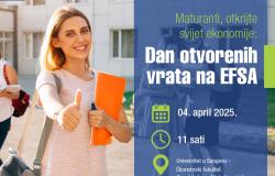 Dani otvorenih vrata Ekonomskog fakulteta Univerziteta u Sarajevu