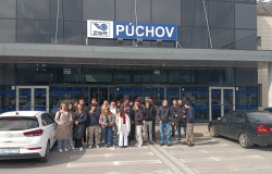 Posjeta studenata Fakulteta za saobraćaj i komunikacije UNSA željezničkoj stanici Púchov i intermodalnom terminalu Žilina