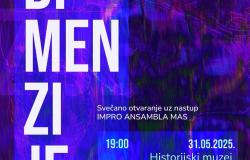 Otvaranje izložbe “Dimenzije doživljaja” studenata Akademije likovnih umjetnosti UNSA uz nastup Impro ansambla MAS