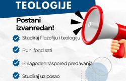 Izvanredni integrirani filozofsko-teološki studij na Katoličkom bogoslovnom fakultetu UNSA