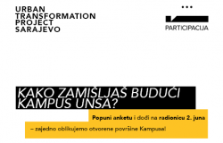 Radionica u Kampusu UNSA: Zajedničko oblikovanje otvorenog prostora u parku Kampusa