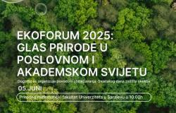 Svjetski dan zaštite okoliša | EKOFORUM 2025 na Prirodno-matematičkom fakultetu UNSA