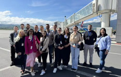 Studenti i studentice Odsjeka za sigurnosne i mirovne studije na stručnoj praksi u Sektoru sigurnosti i zaštite Međunarodnog aerodroma Sarajevo