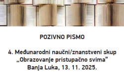 4. Međunarodni naučni/znanstveni skup „Obrazovanje pristupačno svima”