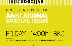 Prezentacija časopisa Acta Architectonica et Urbanistica (AAeU)