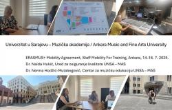 Prof. dr. Nerma Hodžić-Mulabegović i prof. dr. Naida Hukić gostovale na Ankara Müzik ve Güzel Sanatlar Üniversitesi u okviru Erasmus+ programa mobilnosti