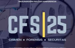 Međunarodna naučna konferencija CFS 25 - „Kriminalistika, kriminologija i sigurnosne studije u XXI stoljeću"