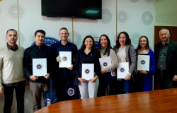 Dekan uručio zahvalnice studentima za doprinos organizaciji Konferencije „Kriminalistika, kriminologija i sigurnosne studije u XXI stoljeću“